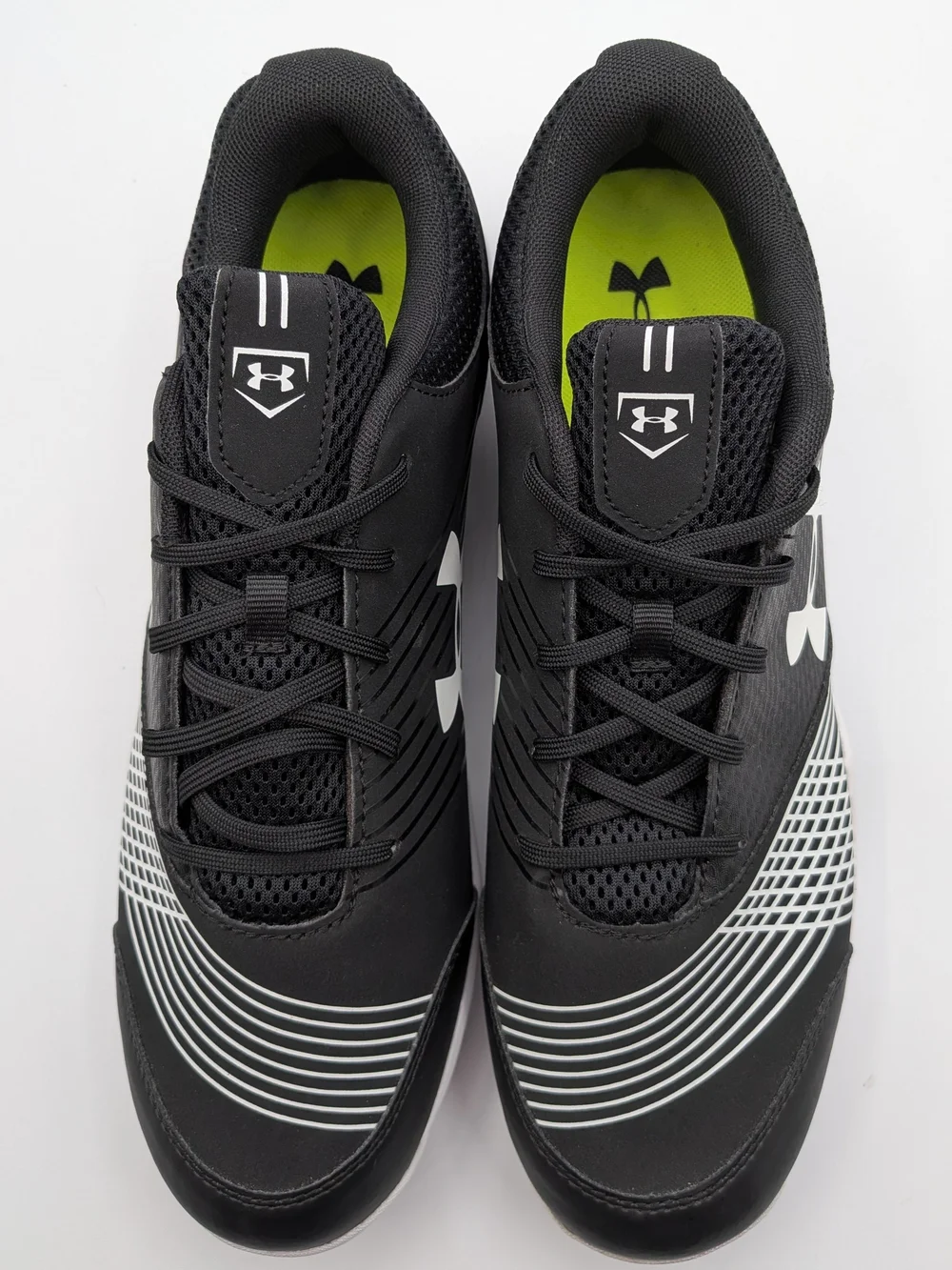 UA - Under Armour - Glyde RM Cleats in Black and White Sz 10-1/2 (1297334-011)